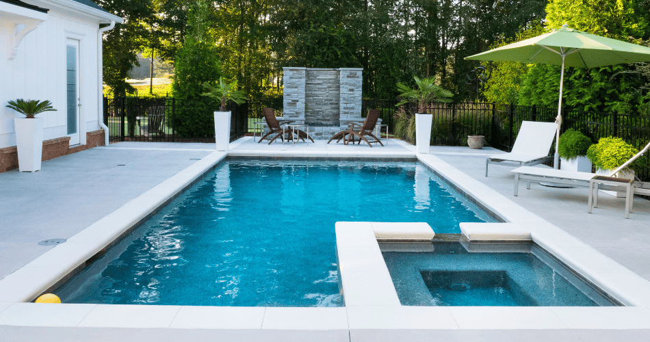 Swimming pool in Fort Myers. FL